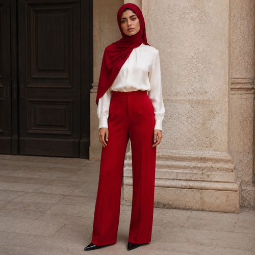 شلوار پارچه ای زنانه
