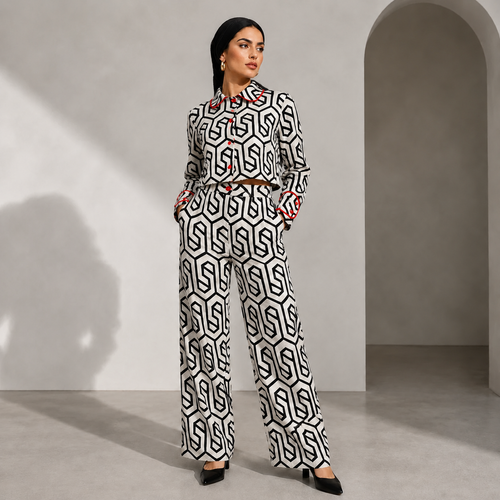 کت و شلوار لینن زنانه Rara Fashion House